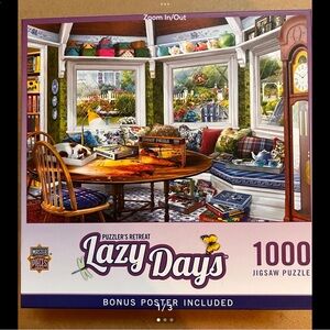MasterPieces Lazy Days Puzzler's Retreat Jigsaw Puzzle - 1000 Pieces